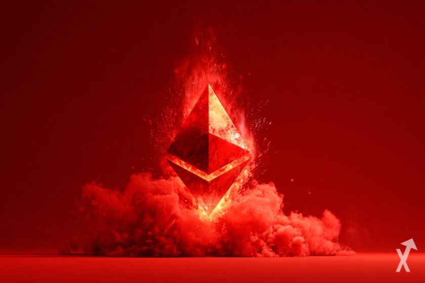 ethereum dans le rouge