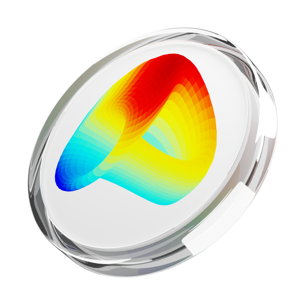 Un token blanc avec le logo de Curve