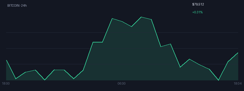 Graphique bitcoin 1j