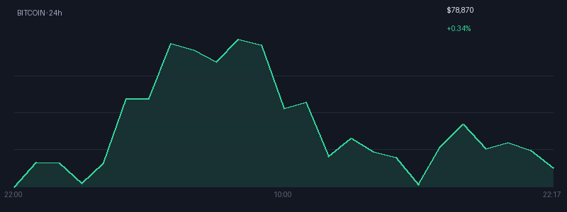 Graphique bitcoin 1j