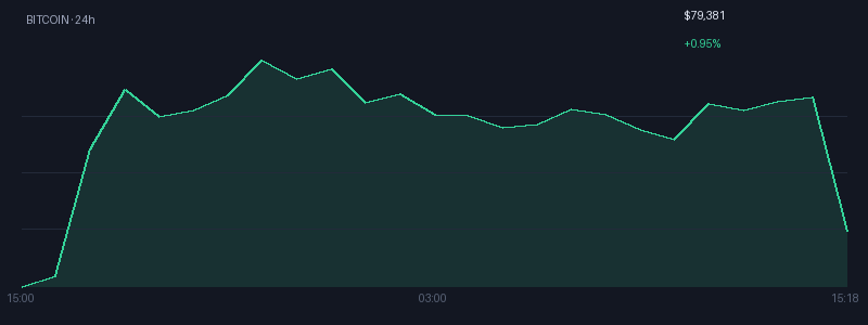 Graphique bitcoin 1j