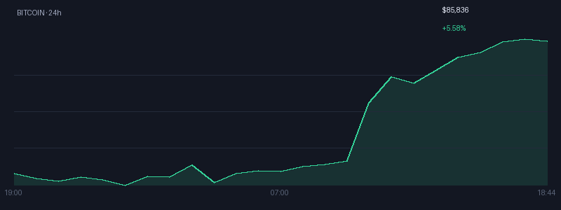 Graphique bitcoin 1j