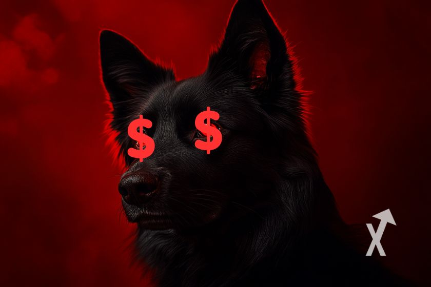 C&atilde;es dinheiro ador&aacute;veis mDogs.