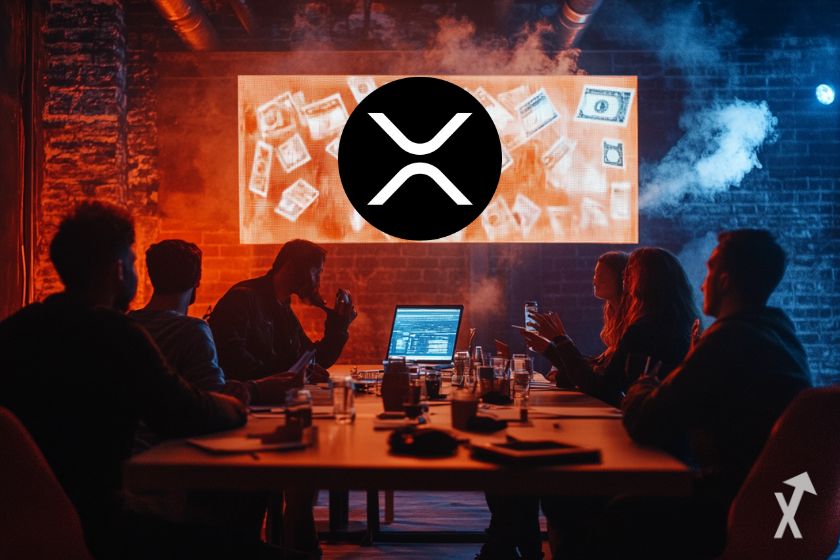 Investimento digital XRP Ripple, moeda virtual.