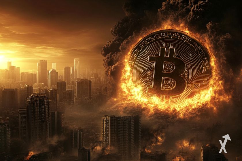 Corre&ccedil;&atilde;o do bitcoin BTC.