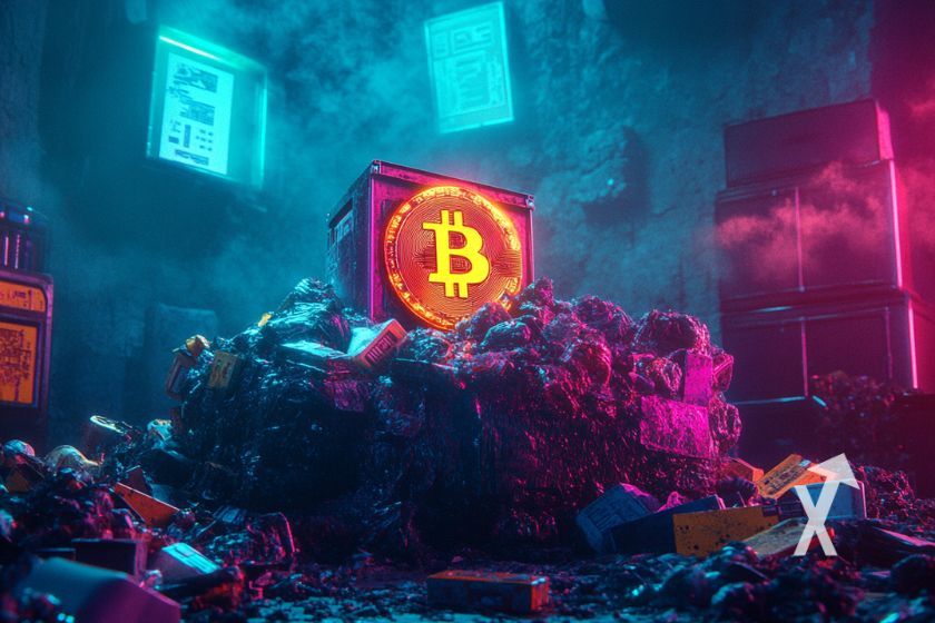 Capa: Bitcoin descartado de James Howells.