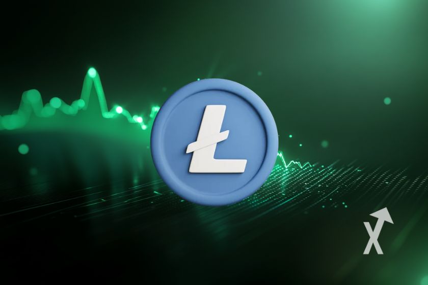 An&aacute;lise de mercado da Litecoin. Cryptocurrency.