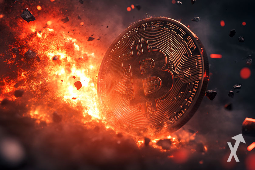 Moeda digital descentralizada, criptografada e segura.