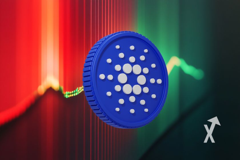 Criativa capa de Cardano ADA.