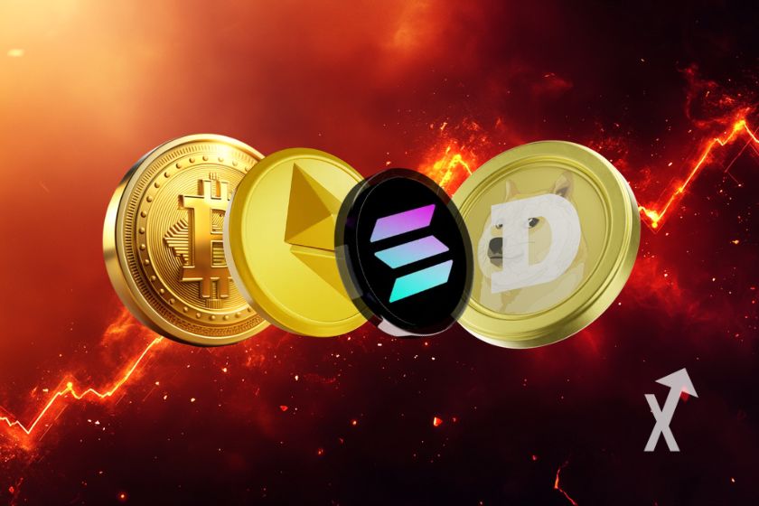 Cripto: Bitcoin, Ethereum, Solana, Dogecoin
