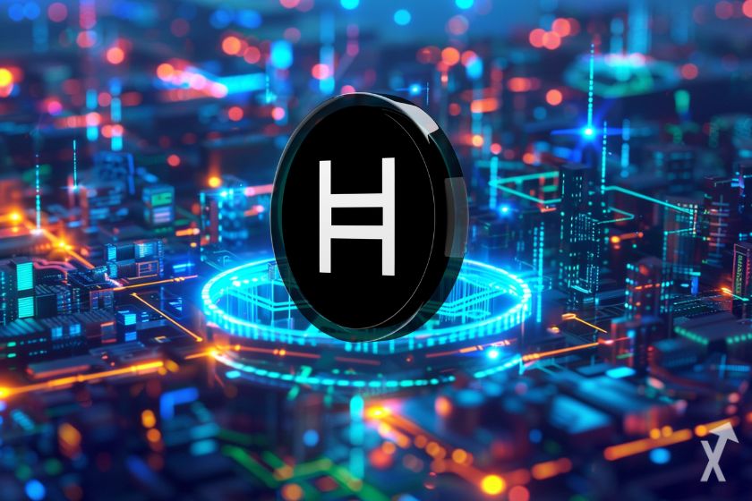 Pre&ccedil;o atual da criptomoeda Hedera Hashgraph.