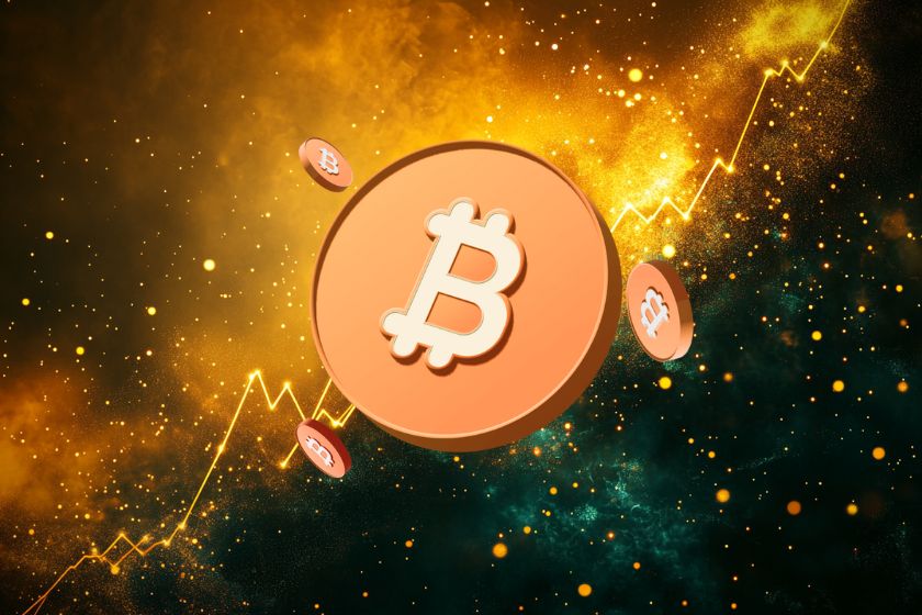 Moeda digital Bitcoin - s&iacute;mbolo BTC.