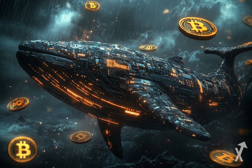 Cachalote bitcoin baleia BTC.