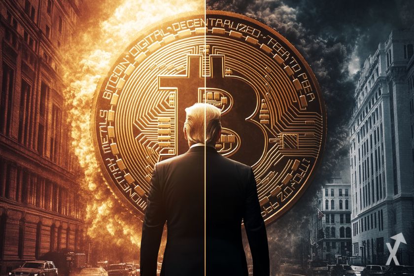 Presidente Trump impacta no mercado de criptomoedas.