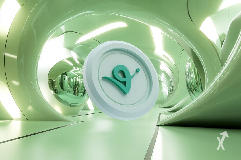 Logotipo moderno e futurista da VIRTUAL.