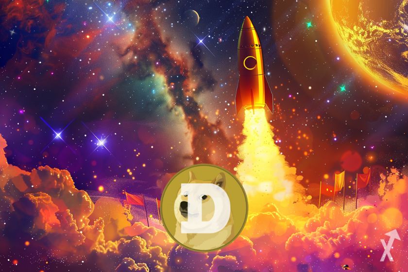 Criptomoeda representada por um cachorro.