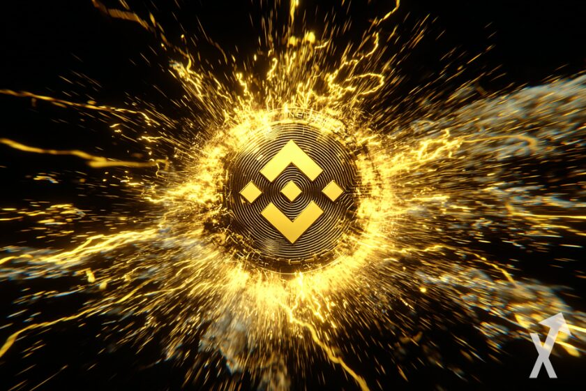 Alta hist&oacute;rica da criptomoeda BNB.