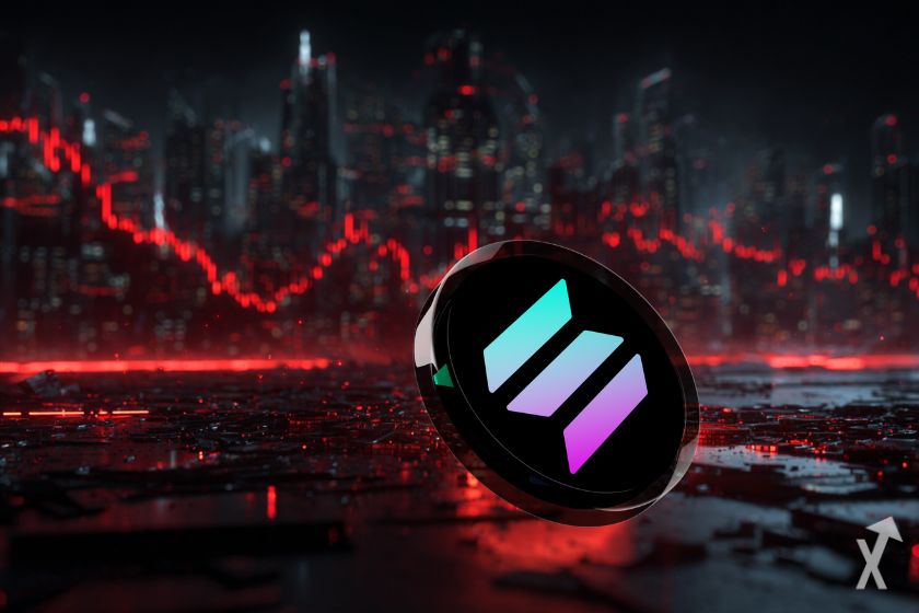 Criptomoeda Solana (SOL) inovadora e r&aacute;pida.