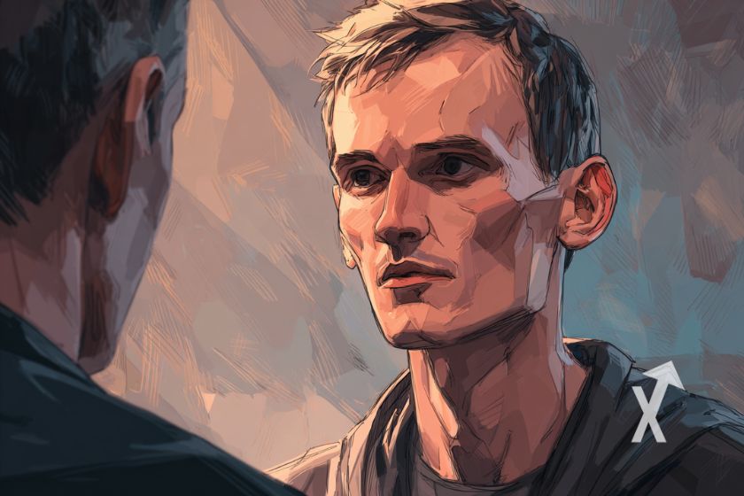 Vitalik Buterin estilo cartoon.