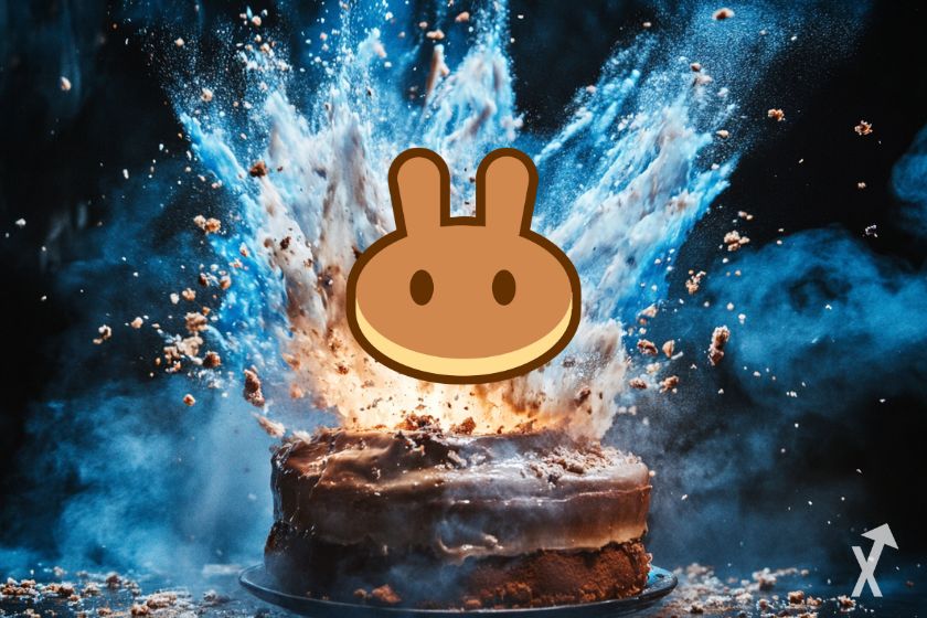 Kuchen Pancake Swap - Kryptow&auml;hrungsb&ouml;rse-Token-Kombination.