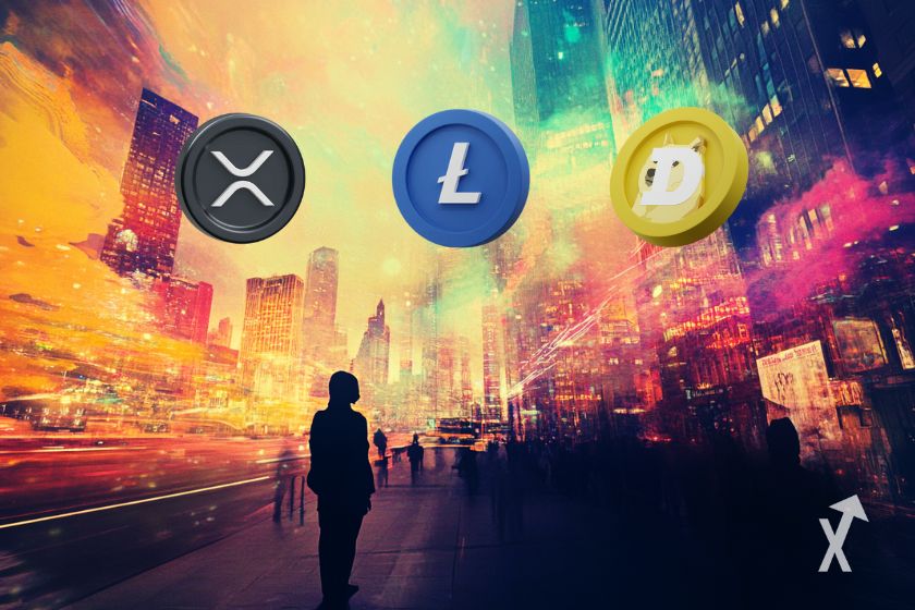 Krypto-ETFs Ripple Litecoin Dogecoin.