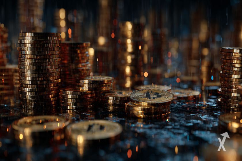 Gesammelte Bitcoins