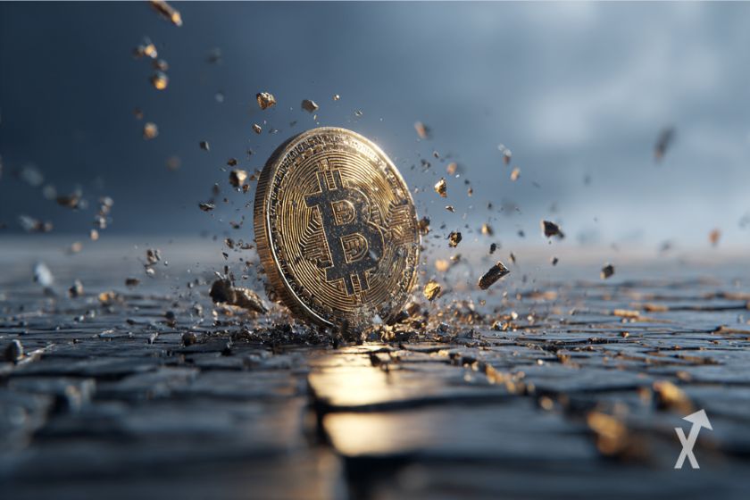 Das Bitcoin-Logo: eine digitale W&auml;hrung.