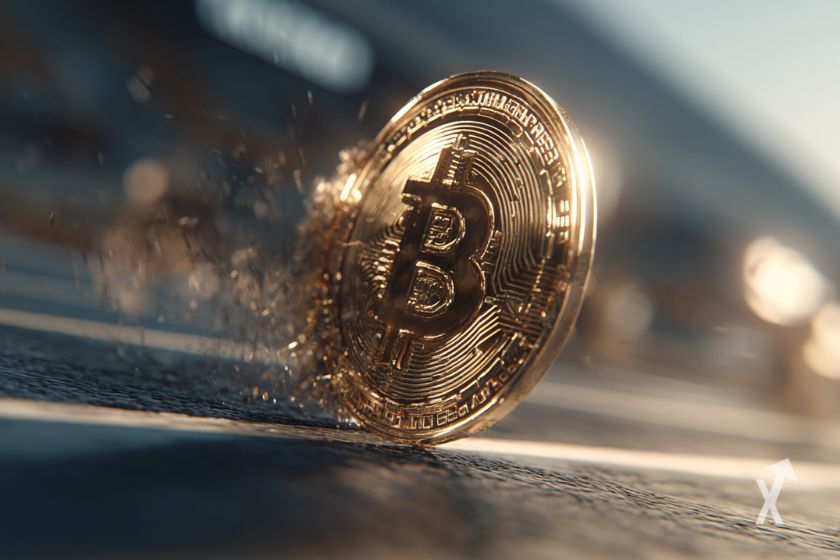 Eine Bitcoin-M&uuml;nze