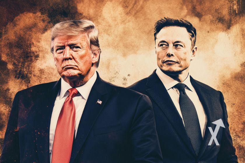 Elon Musk, Trump, Bitcoin, Dogecoin Newsbild