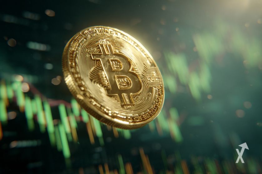 Eine Bitcoin-M&uuml;nze