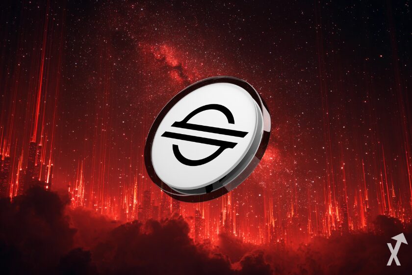 Deutschland Standard: XLM Kryptow&auml;hrung Logo-Symbolbild.