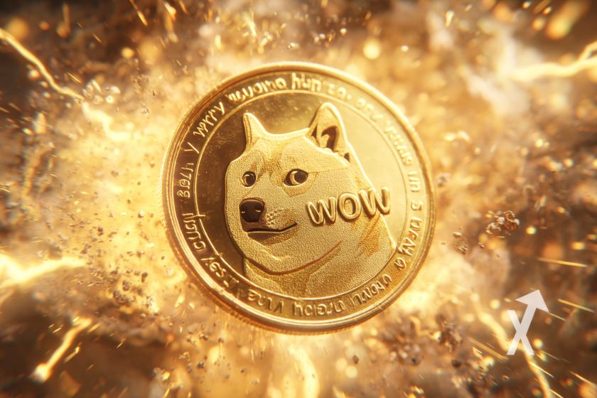 Deckblatt Dogecoin-Hund Doge