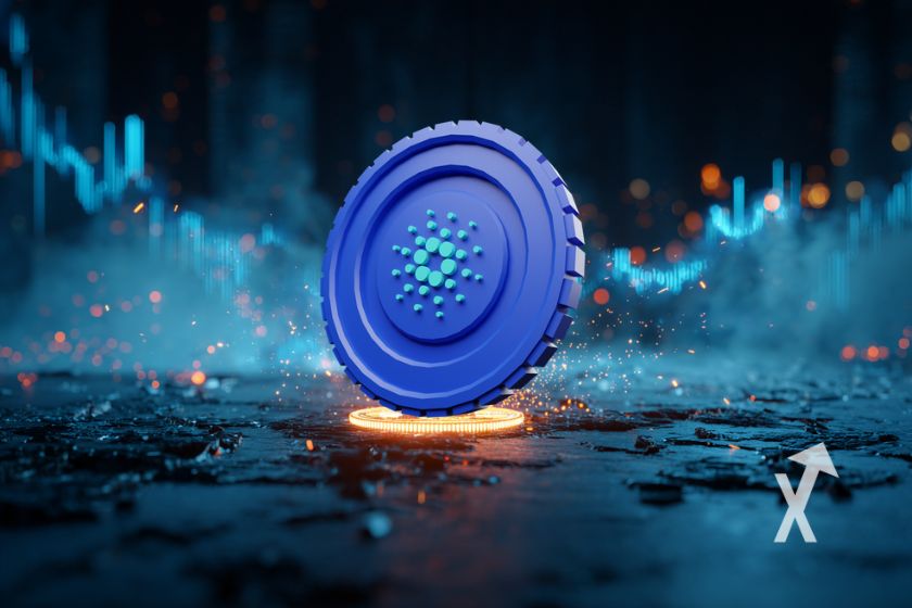 Karte Cardano ADA umh&uuml;llen Gro&szlig;artig Investment.