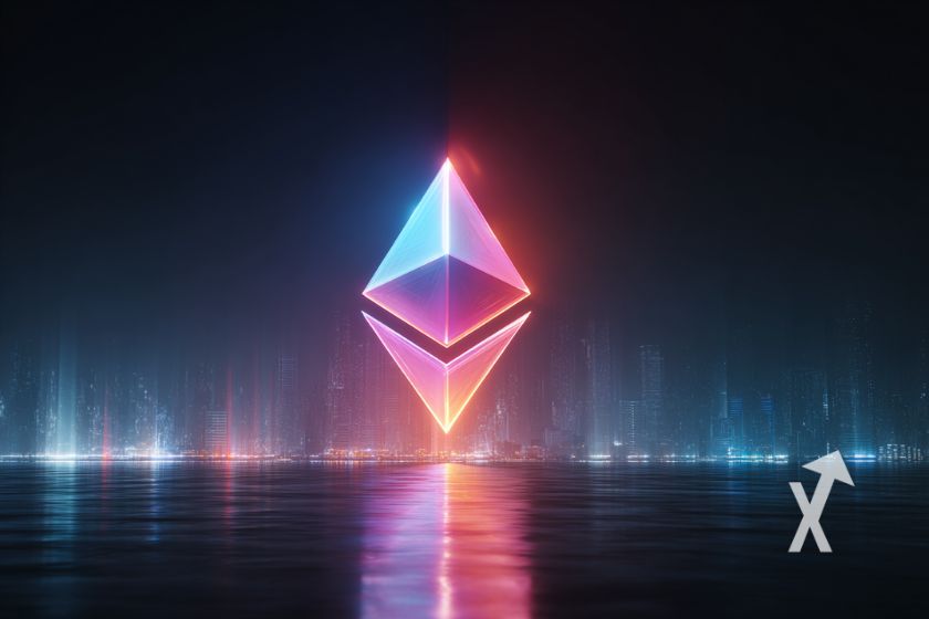 "Abbildung von Ethereum ETH Logo"