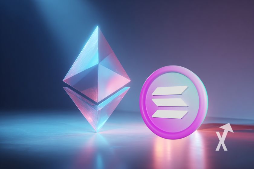Solana und Ethereum Blockchains verbunden, Erkl&auml;rung.