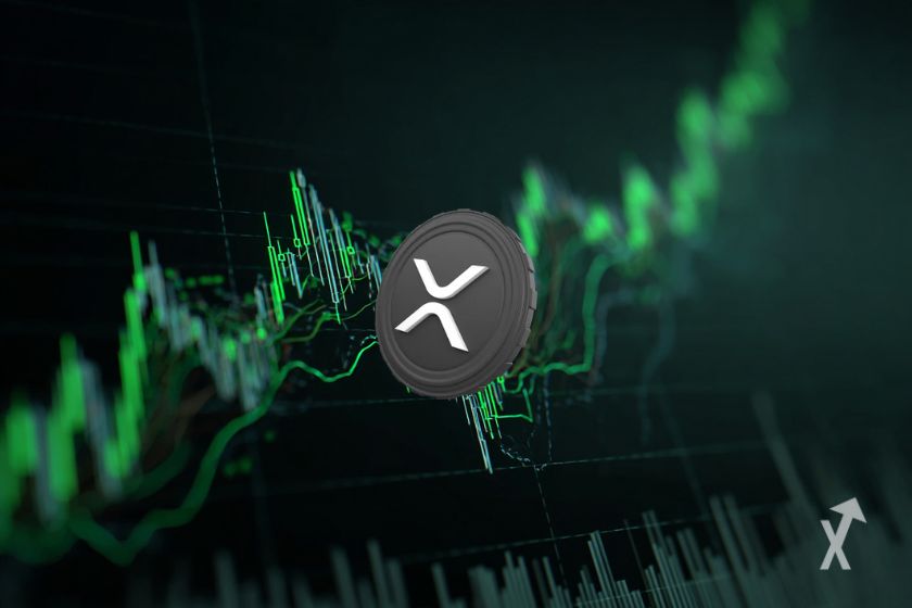 Das XRP-Token f&uuml;r Kryptow&auml;hrungen.