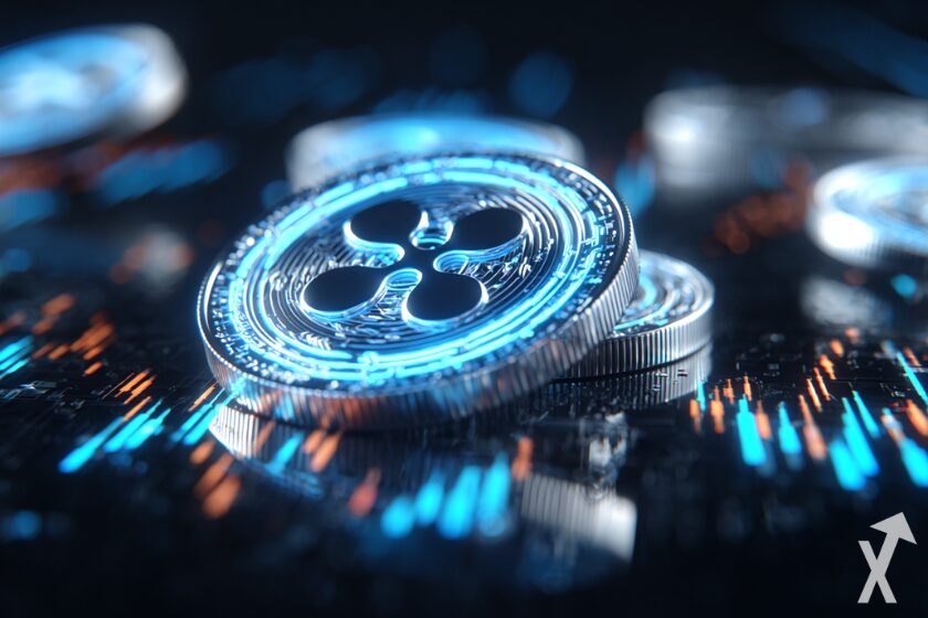 XRP-M&uuml;nze - Kryptow&auml;hrung aus USA.