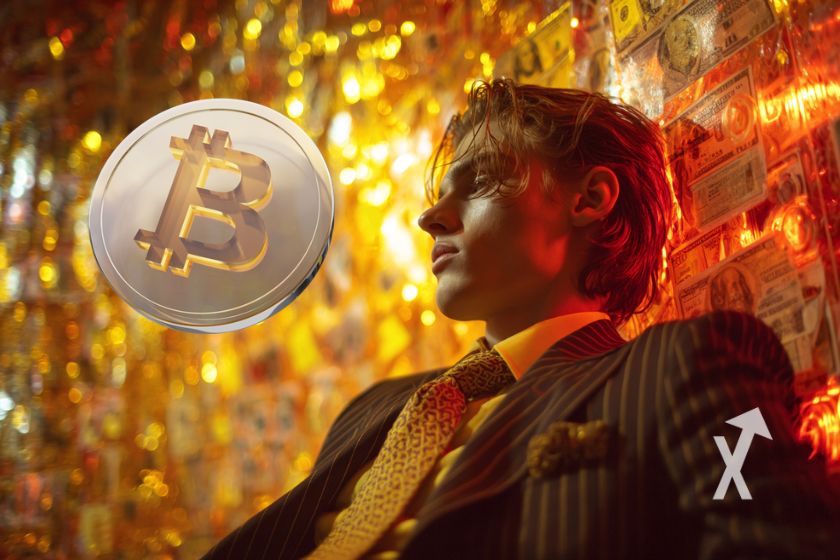 "Barron Trump Buchumschlag Krypto Bitcoin" - Kind mit Bitcoin-Thema Buchcover
