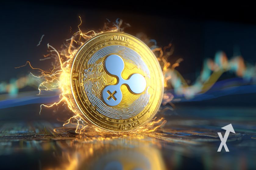 Decke XRP Bitcoin - Kryptow&auml;hrungen abbilden.