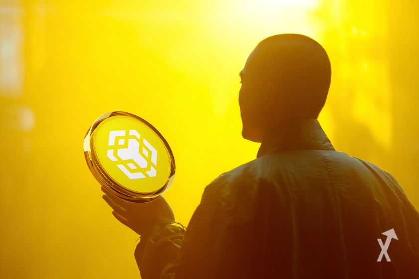 Binance-Gr&uuml;nder mit BNB-Token.