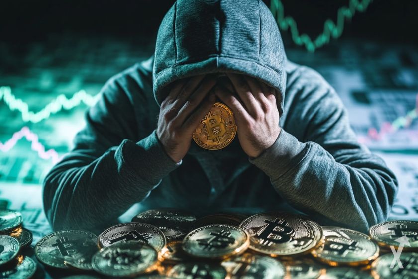 Descenso en precio del Bitcoin.