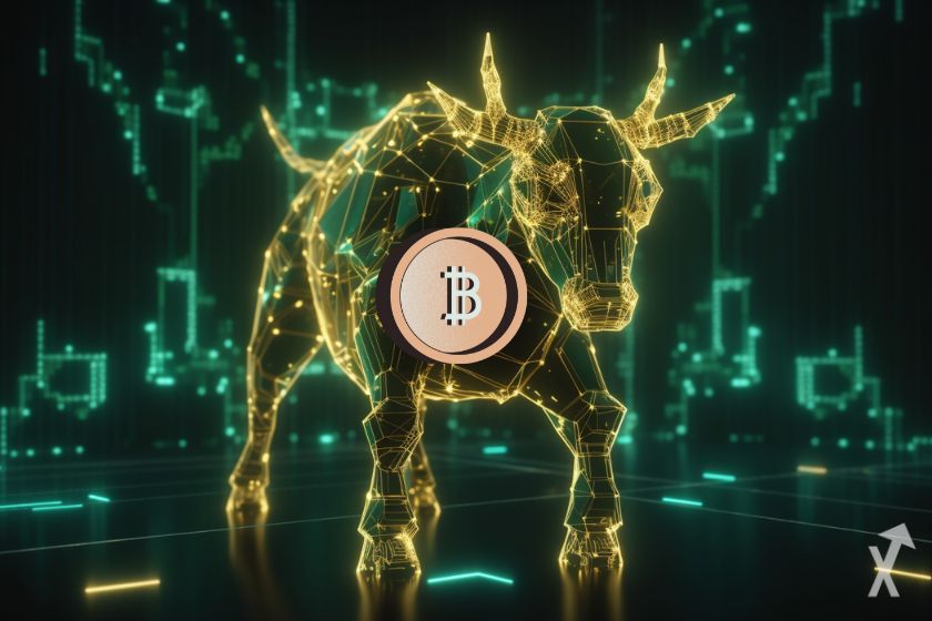 Alza de precios en bitcoin.