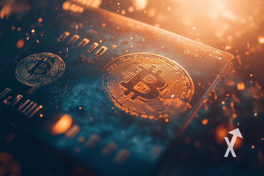 Tarjeta Coinbase, finanzas cripto digital.