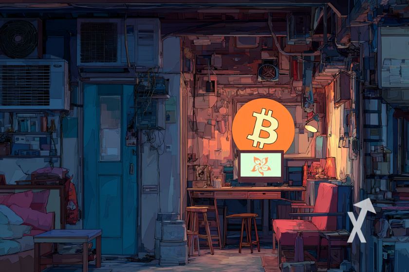 "Portada sobre criptomonedas en Hong Kong" Descripci&oacute;n: "Novedades sobre bitcoin en Hong Kong"