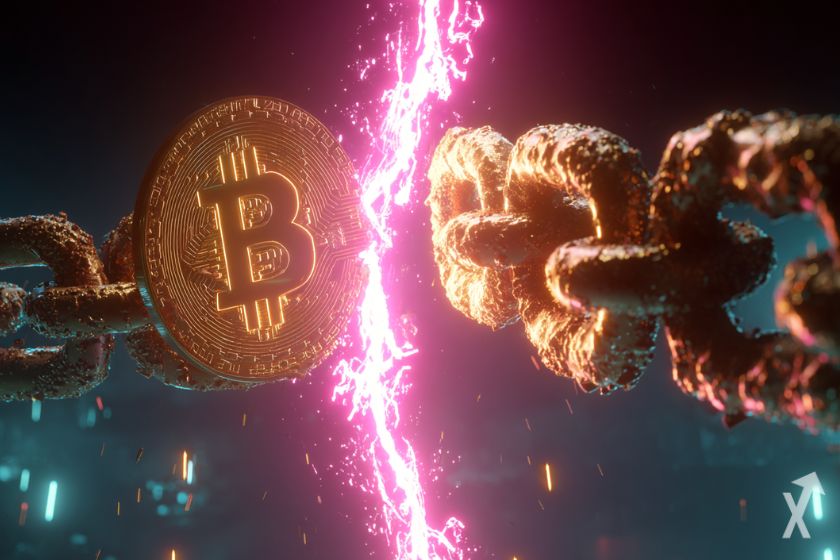 Fork de Bitcoin - divisi&oacute;n blockchain.