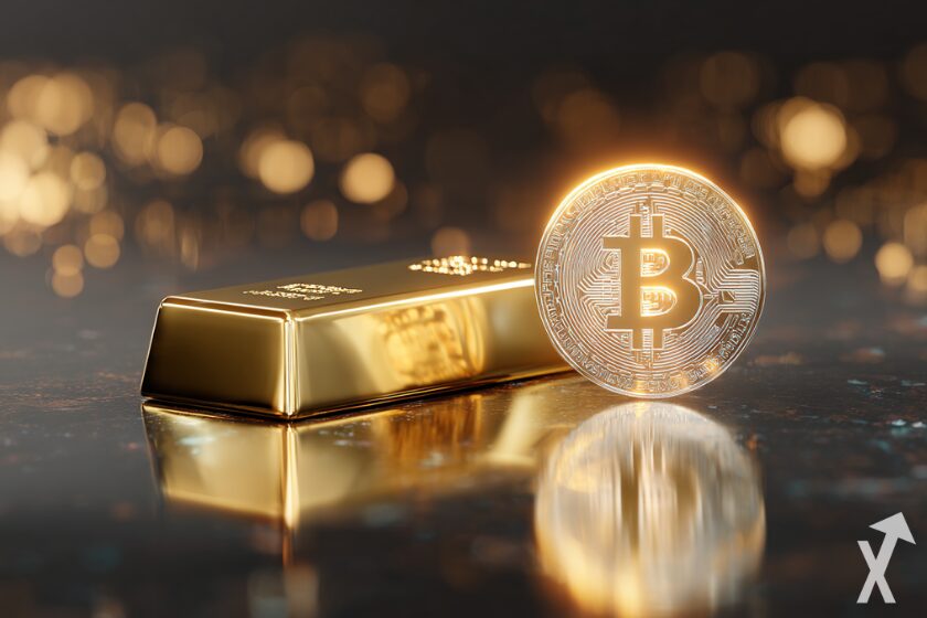 oro y bitcoin, inversiones seguras juntas