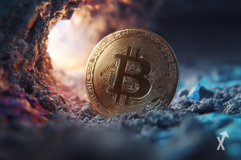 Moneda virtual Bitcoin.