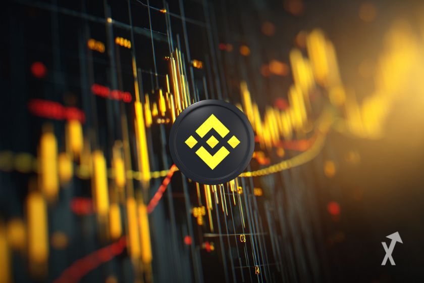 "Logotipo de Binance versi&oacute;n alfa"