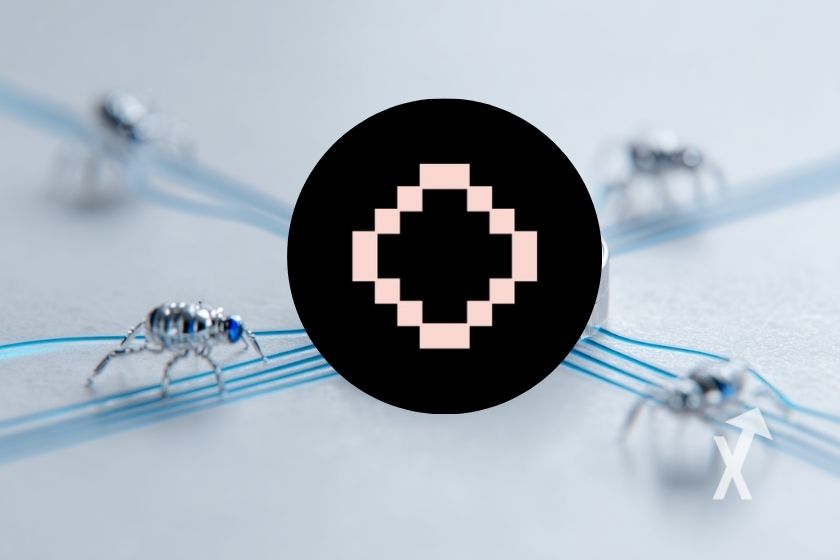 Logo Gensyn ai con robots perros.