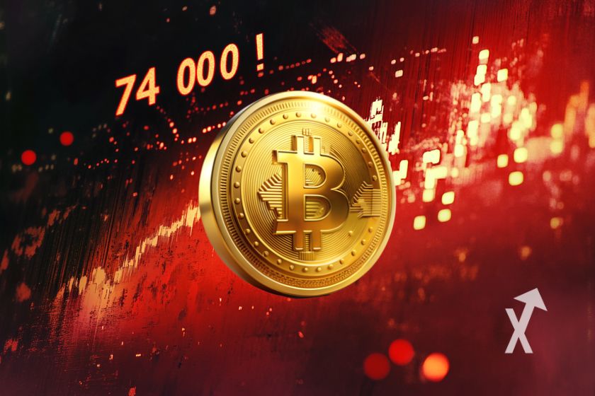 Digital currency concept in a photo.